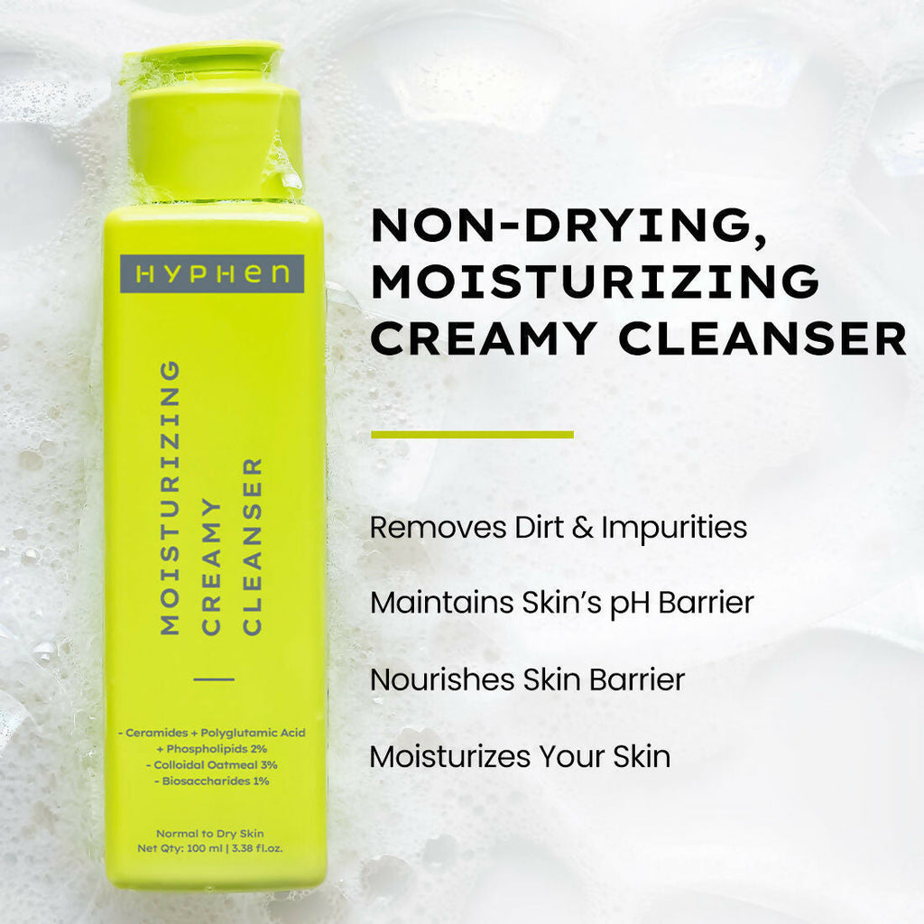 Hyphen By Kriti Sanon CSM (Cleanser, Serum, Moisturizer) Normal to Dry Skin Combo | Grocsy