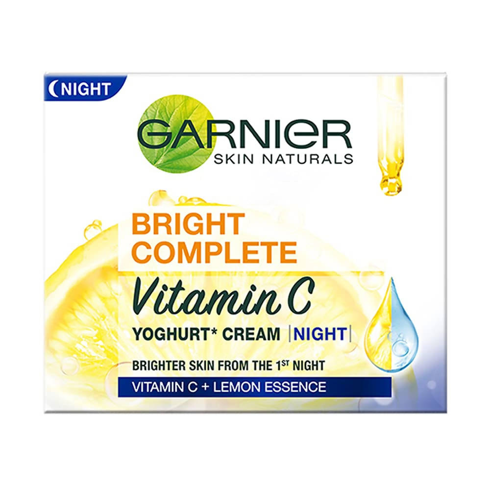 Garnier Bright Complete Vitamin C Yoghurt Night Cream | Grocsy