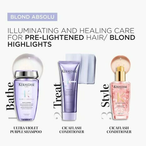 Kerastase Blond Absolu Bain Ultra-Violet Purple Shampoo | Grocsy