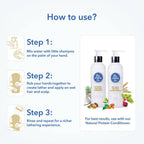 The Moms Co Natural Protein Hair Care Bundle | Grocsy
