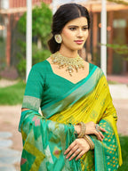 Shree Shyam Fashion Mustard Soft Silk Saree | Grocsy