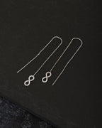 Gold-Polished Half Hoop Earring With Dangling Cz Stone For Women - Wahe Jewels - Swadesiicart