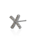 Rhodium Plated Cz Circular Stud Earring For Women - Wahe Jewels - Swadesiicart