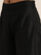 All About You Women Black & Grey Printed Kurta with Trousers | Grocsy