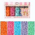 Confect Bunny Sprinkles |  Orange, Silver and Sky Blue, Red Sprinkles Pack of 5 (EAST 9) - 100Gms | Grocsy