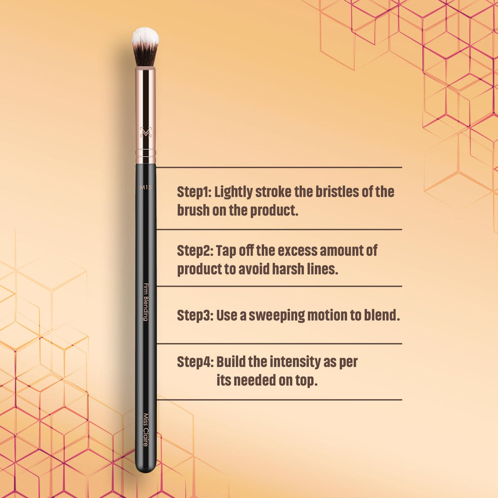Miss Claire M15 - Firm Blending Brush - Rose Gold | Grocsy