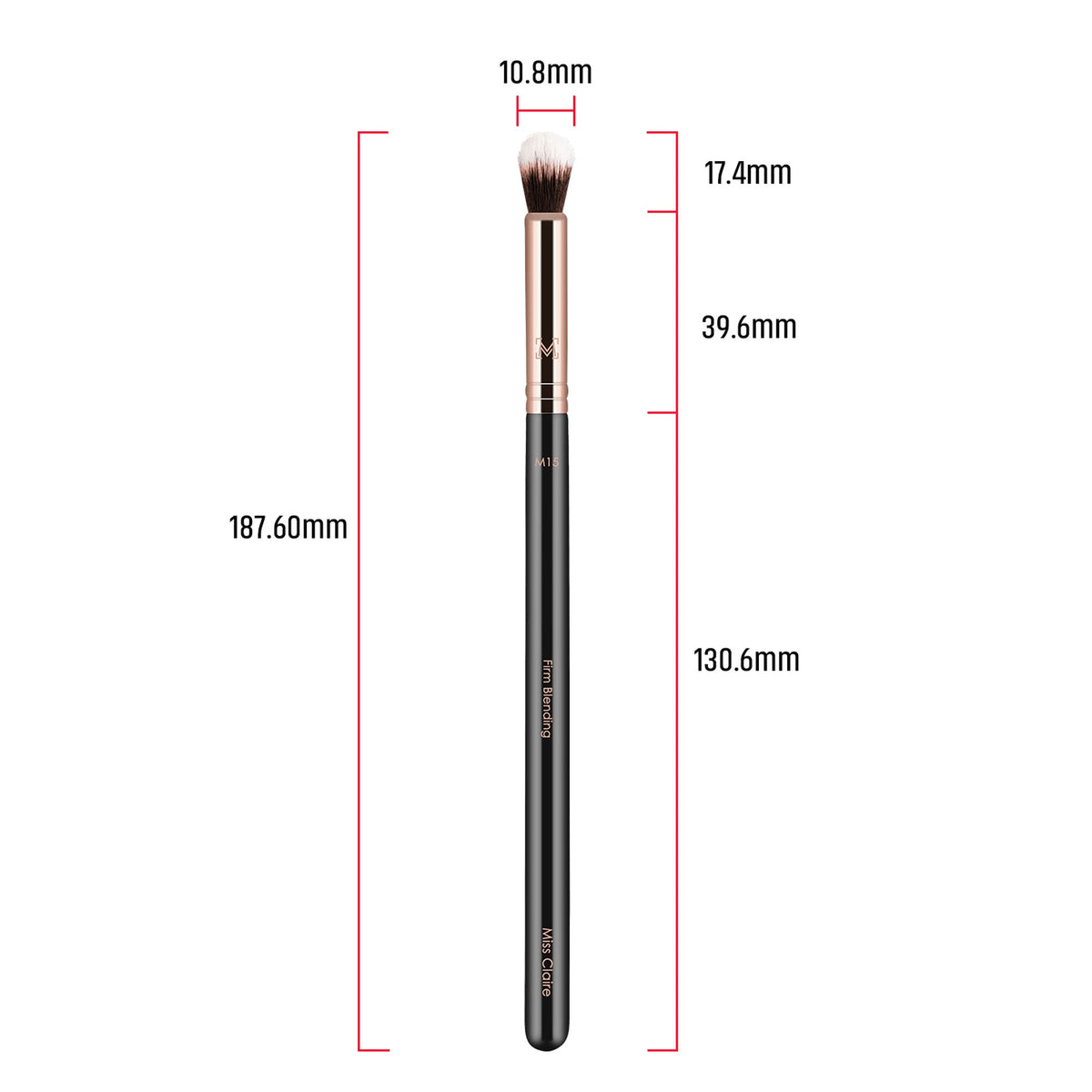 Miss Claire M15 - Firm Blending Brush - Rose Gold | Grocsy