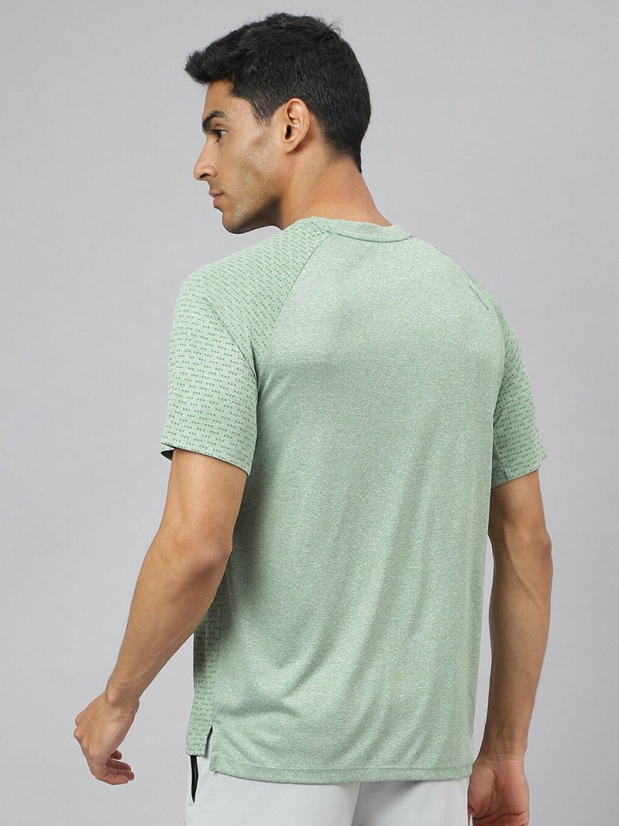 Alcis Men Anti-Static Slim-Fit Round Neck Grocsynce Running T-Shirt | Grocsy
