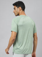 Alcis Men Anti-Static Slim-Fit Round Neck Grocsynce Running T-Shirt | Grocsy