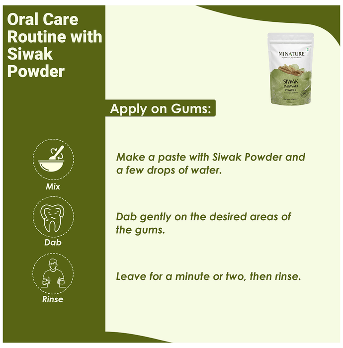 Minature Siwak (Miswak) Powder | Grocsy