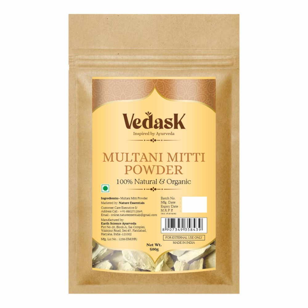 Vedask Organic Multani Mitti Powder | Grocsy