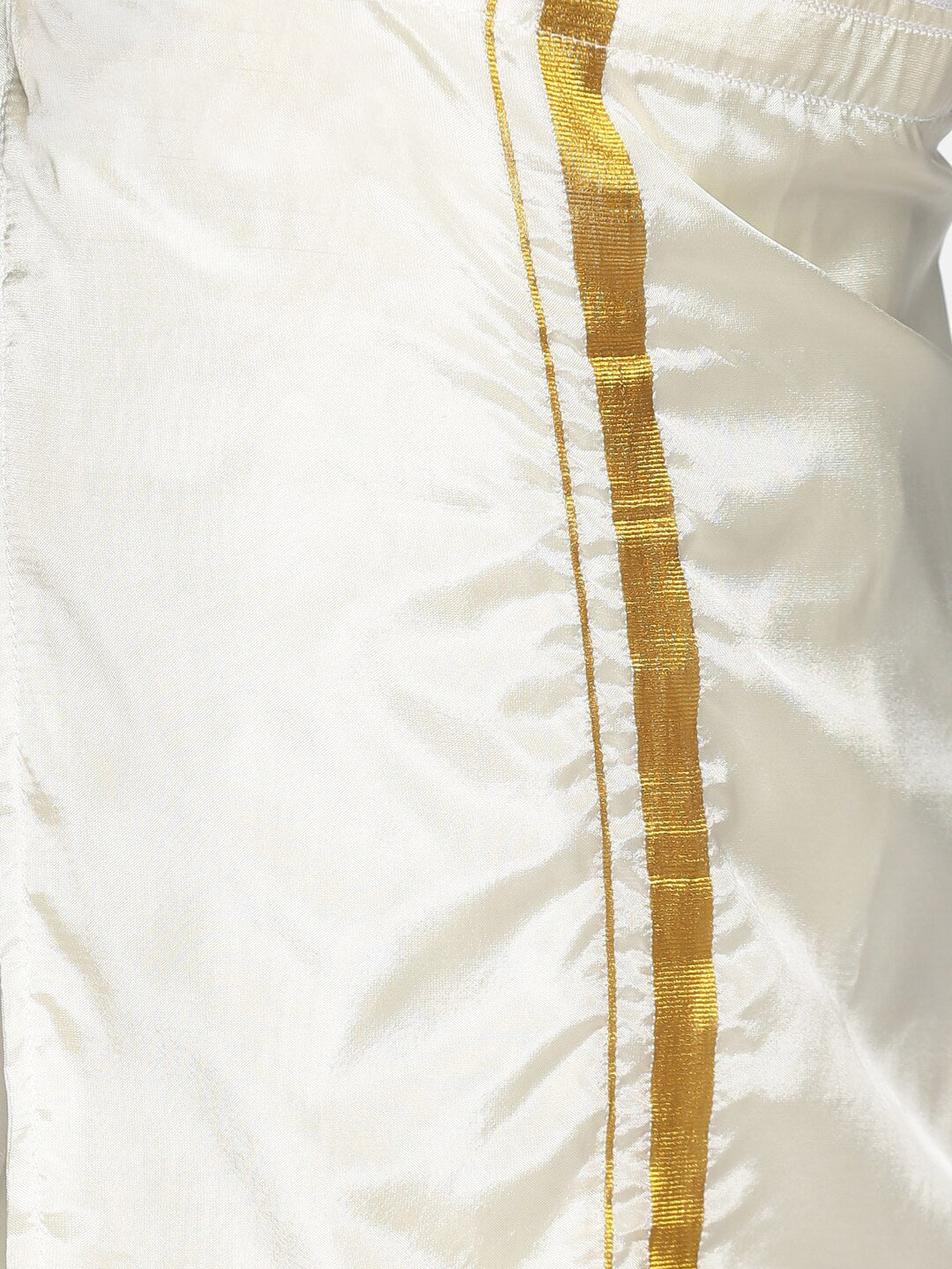 Sethukrishna Boys Navy Blue & White Shirt with Dhoti Set | Grocsy