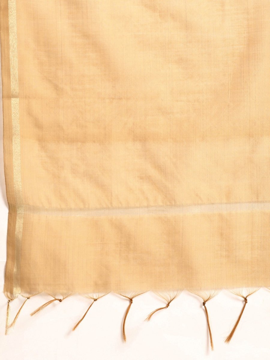 All About You Women Rust Embroidered Kurta with Trousers & Dupatta | Grocsy