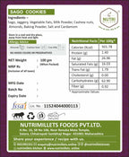 Nutrimillets Sago Cookies | Grocsy