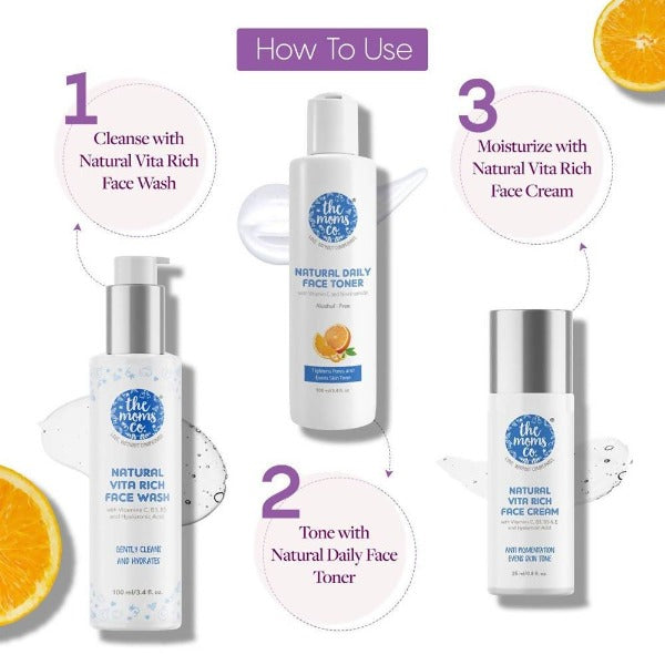 The Moms Co Daily Skin Care Essentials Box | Grocsy