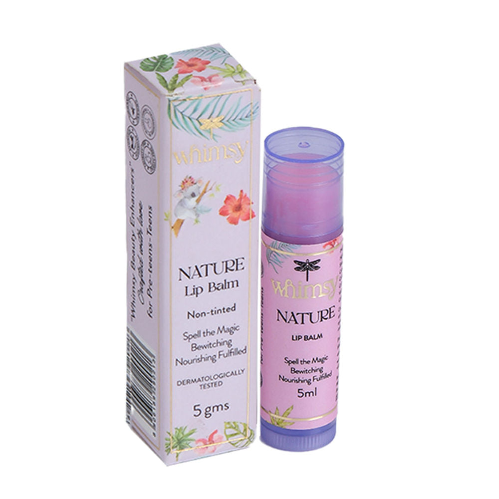 Whimsy Beauty Natural, Organic, Soft Smooth Lip Balm For Teen And Preteen Girls (Nature) | Grocsy