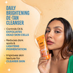 Nykaa Anti-Acne Face Wash With Salicylic Acid, Tea Tree & Neem - For Oily & Acne Prone Skin - Kojic Acid Papaya Enzyme Orange Peel | Grocsy