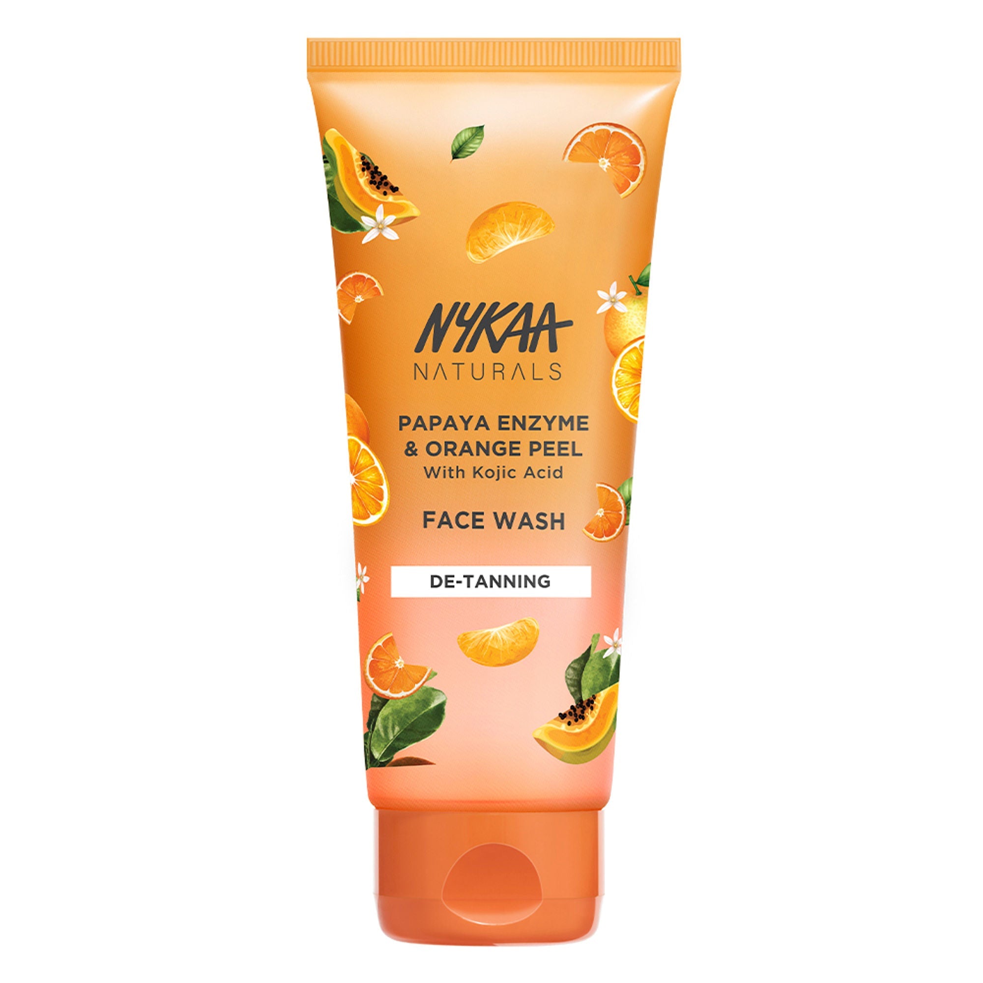 Nykaa Anti-Acne Face Wash With Salicylic Acid, Tea Tree & Neem - For Oily & Acne Prone Skin - Kojic Acid Papaya Enzyme Orange Peel | Grocsy