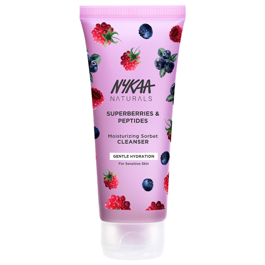 Nykaa Anti-Acne Face Wash With Salicylic Acid, Tea Tree & Neem - For Oily & Acne Prone Skin - Peptides Superberries | Grocsy