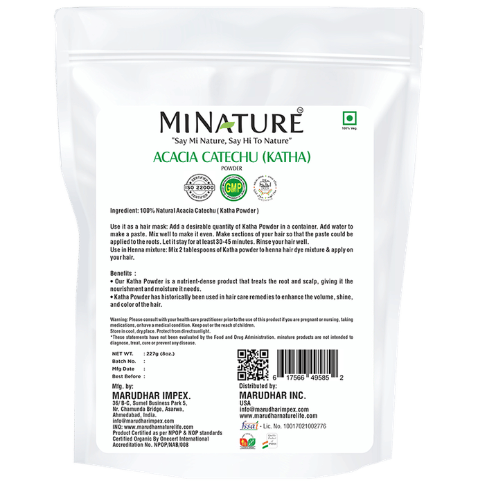 Minature Acacia Catechu (Katha) Powder | Grocsy