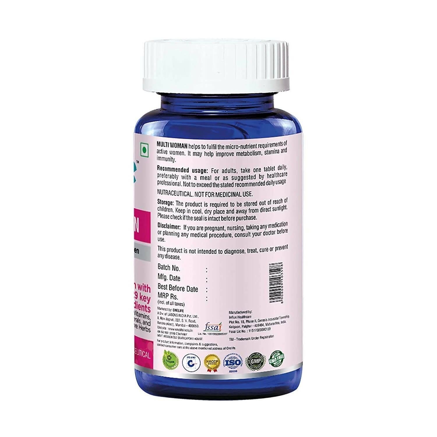 Onelife Multi Vitamin For Women Tablets | Grocsy