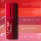 Makeup Revolution Pout Tint - Sizzlin Red | Grocsy