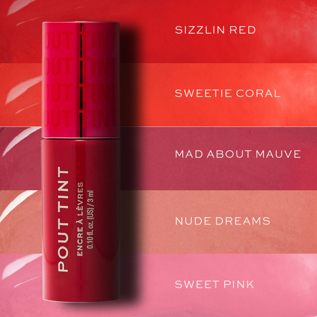 Makeup Revolution Pout Tint - Sizzlin Red | Grocsy