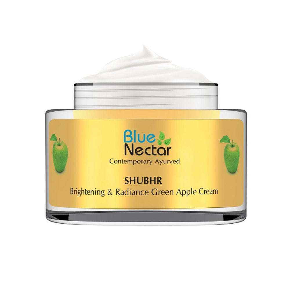 Blue Nectar Shubhr Brightening & Radiance Green Apple Cream for Women | Grocsy
