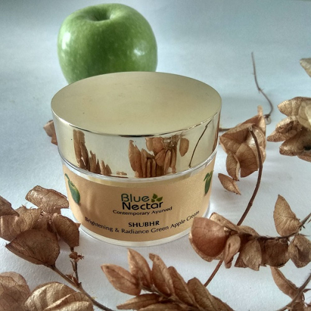 Blue Nectar Shubhr Brightening & Radiance Green Apple Cream for Women | Grocsy