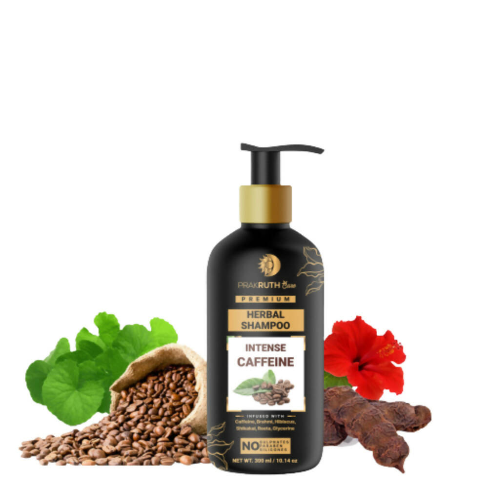 Prakruth Care Premium Herbal Intense Caffeine Shampoo | Grocsy
