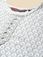 Sangria Embroidered Sequin Straight Kurta | Grocsy