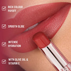 Swiss Beauty High Shine Finish Smooth Glide Pure Lustre Lipstick - 11 Pop Cherry | Grocsy