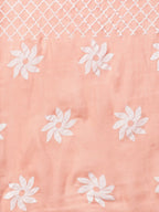 Aks Floral Printed Pure Cotton Straight Kurta With Palazzos & Dupatta | Grocsy