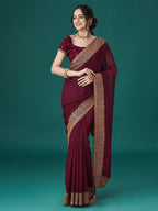 kasee Embroidered Polka Dots Sarees | Grocsy
