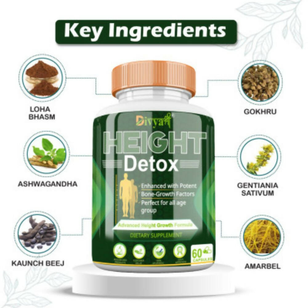 Divya Shree Height Detox Capsules | Grocsy
