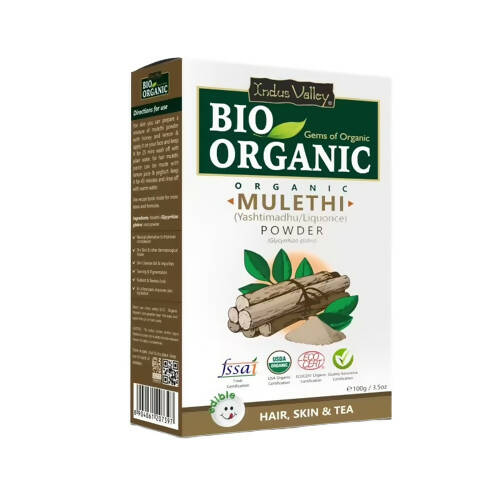 Indus Valley Bio Organic 100% Natural Mulethi Powder | Grocsy