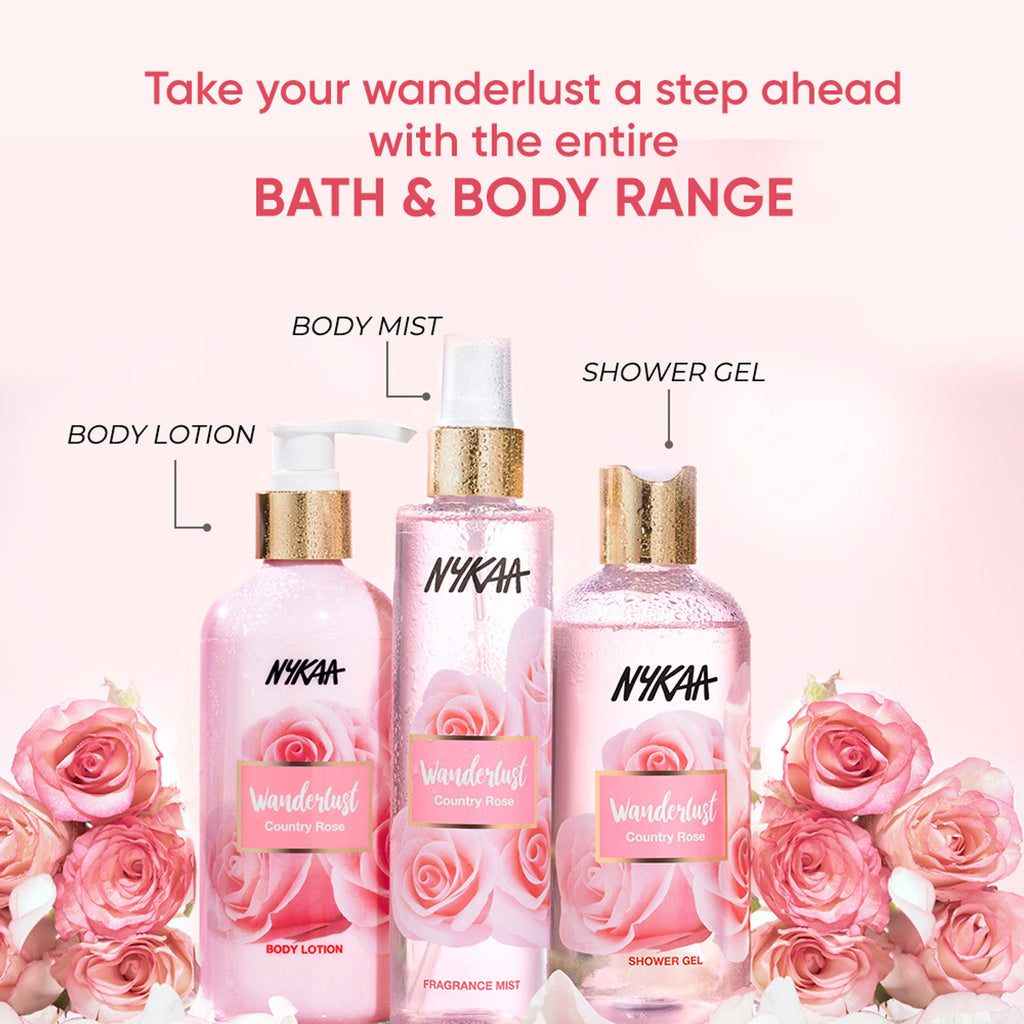 Wanderlust Fragrance Mist For Her - Country Rose | Grocsy