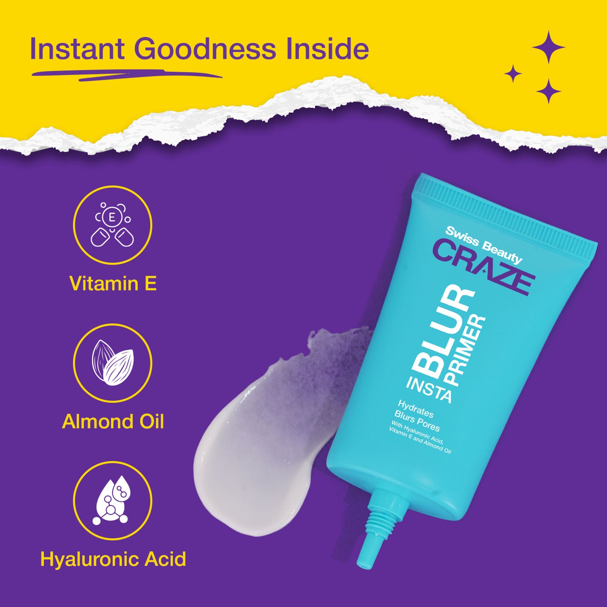 Swiss Beauty Craze Insta Blur Primer | Grocsy