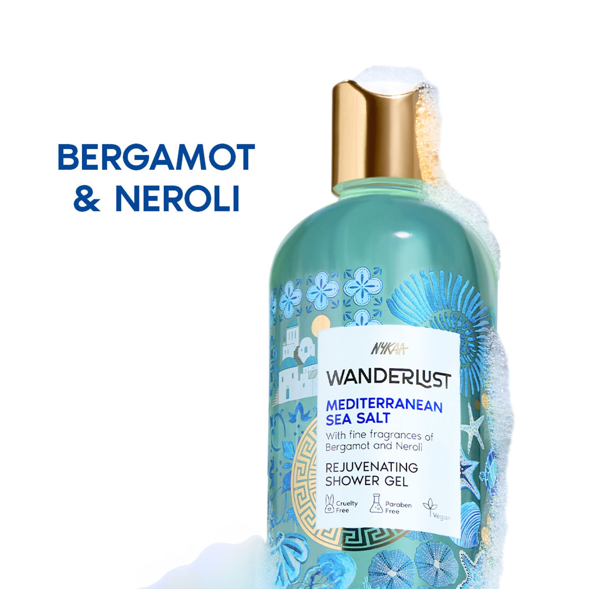 Wanderlust Shower Gels - Mediterranean-Sea-Salt | Grocsy
