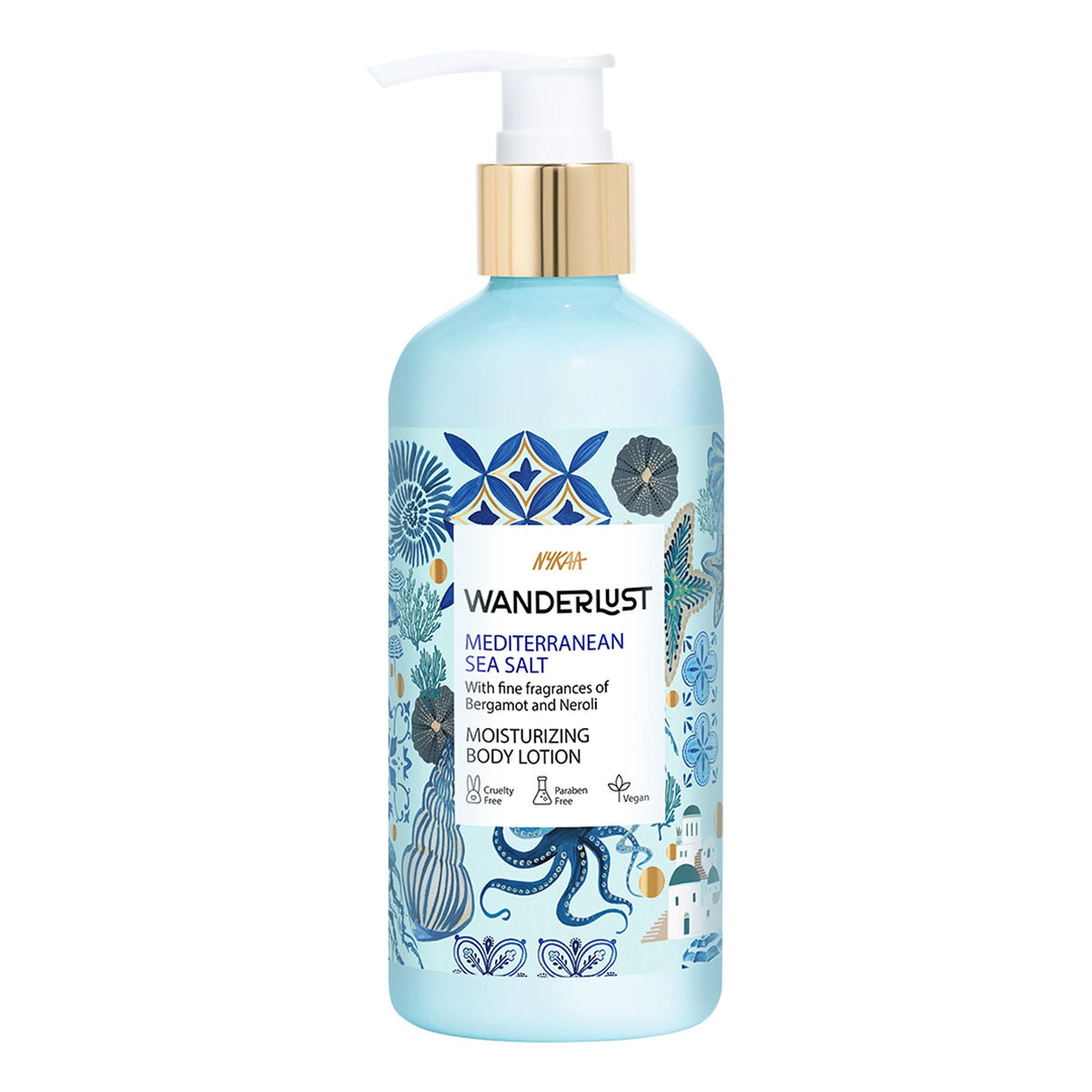 Wanderlust Moisturizing Body Lotion - Mediterranean-Sea-Salt | Grocsy