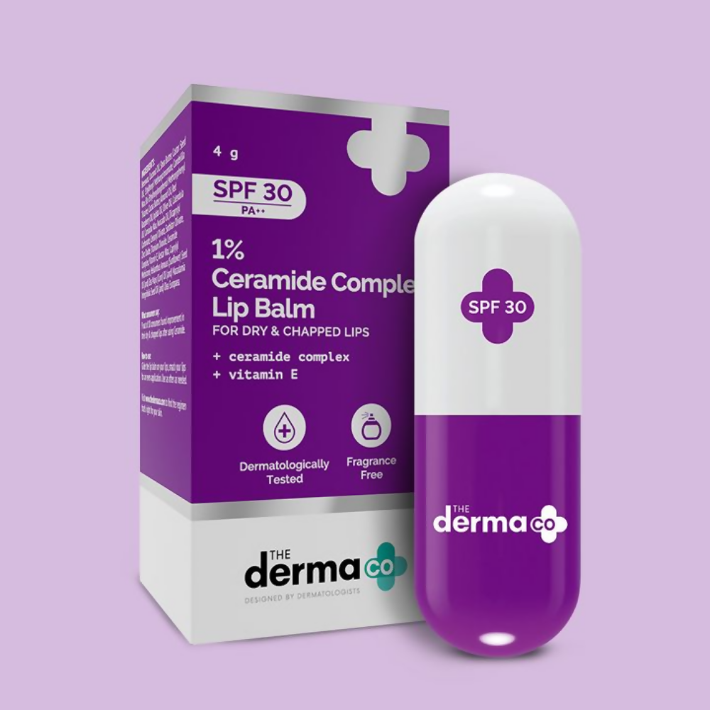 The Derma Co 1% Ceramide Complex Lip Balm With Ceramides & Vitamin E | Grocsy