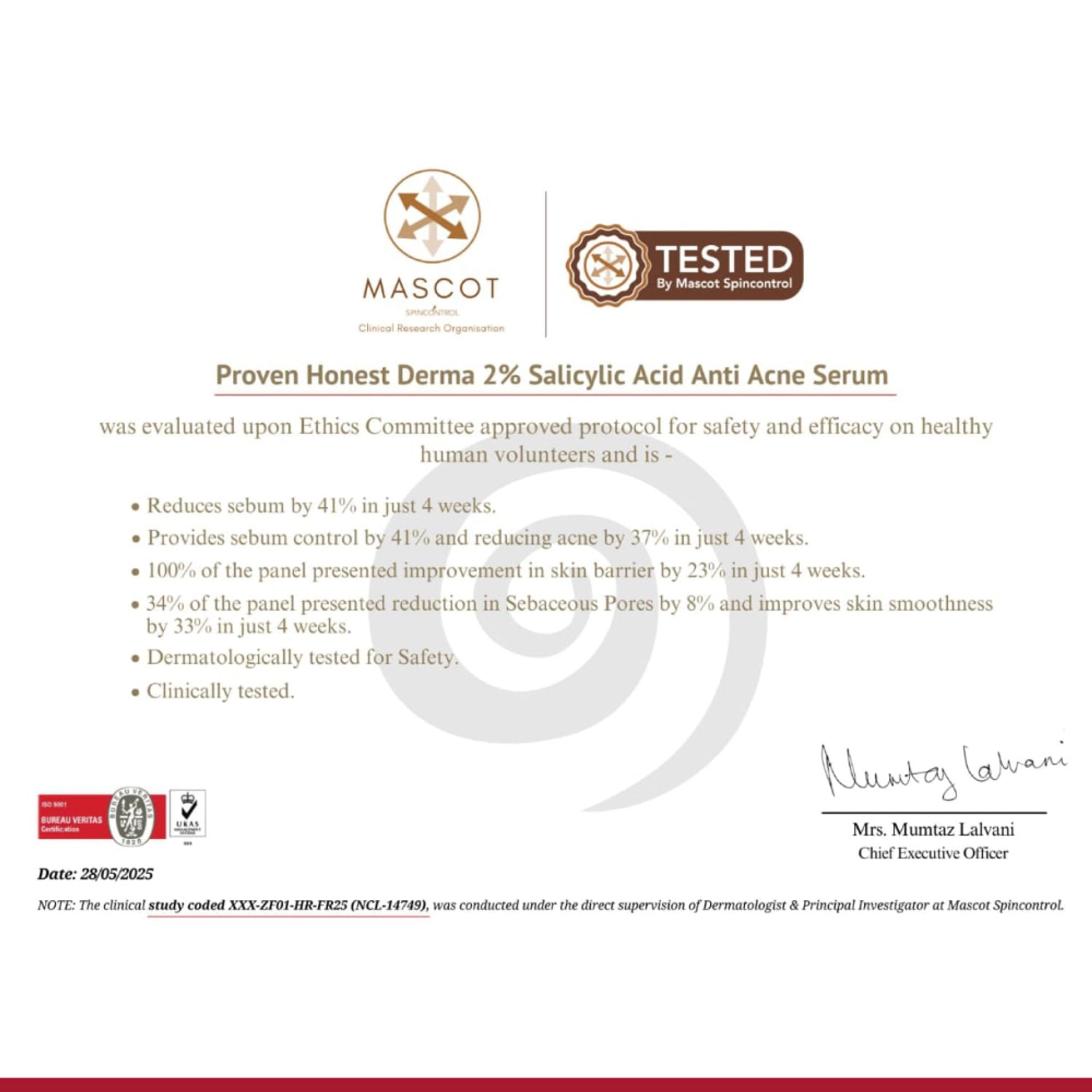 Proven Honest Derma (PHD) 2% Salicylic Acid Anti-Acne Serum | Grocsy