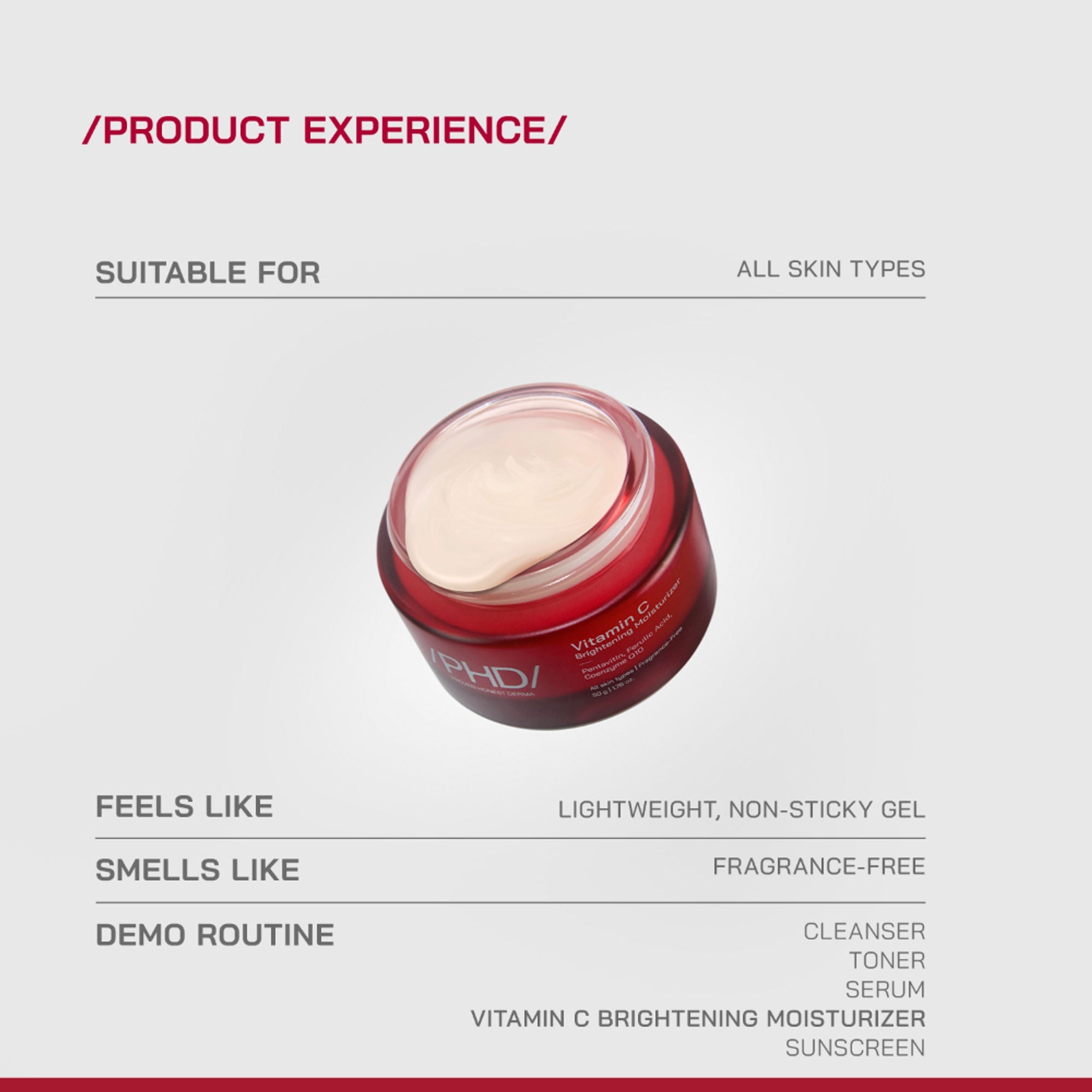 Proven Honest Derma (PHD) Vitamin C Brightening Moisturizer | Grocsy