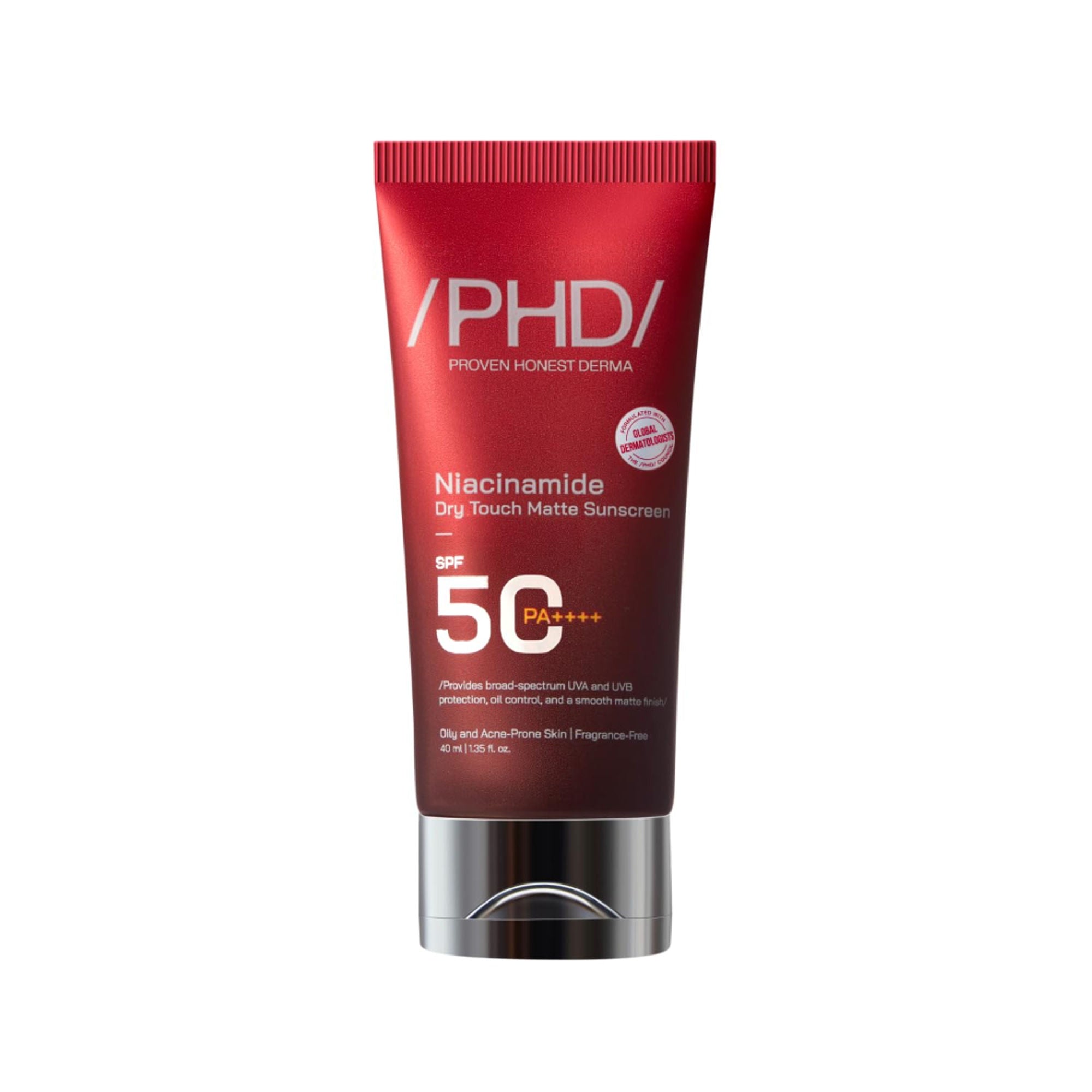 Proven Honest Derma (PHD) Niacinamide Oil-Free Sunscreen SPF 50 PA++++ | Grocsy