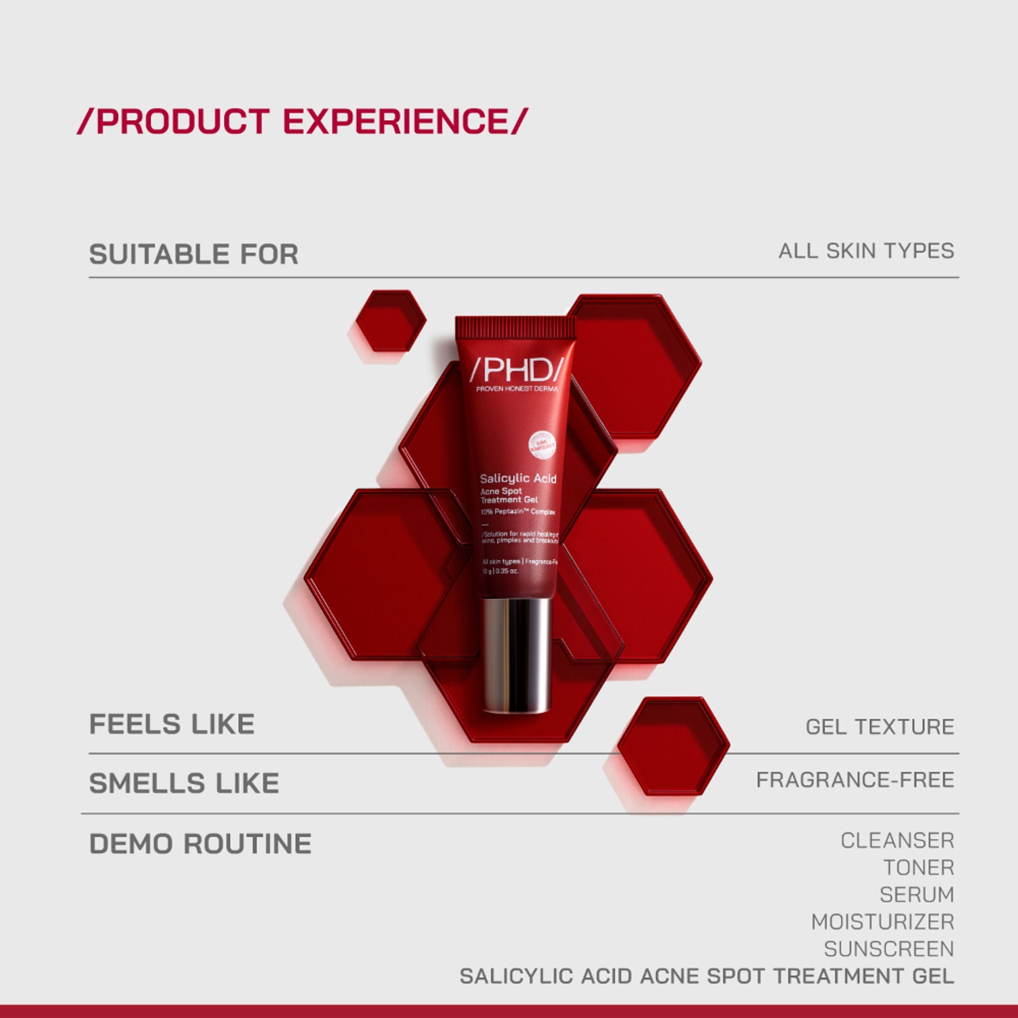 Proven Honest Derma (PHD) Salicylic Acid Acne Spot Gel | Grocsy