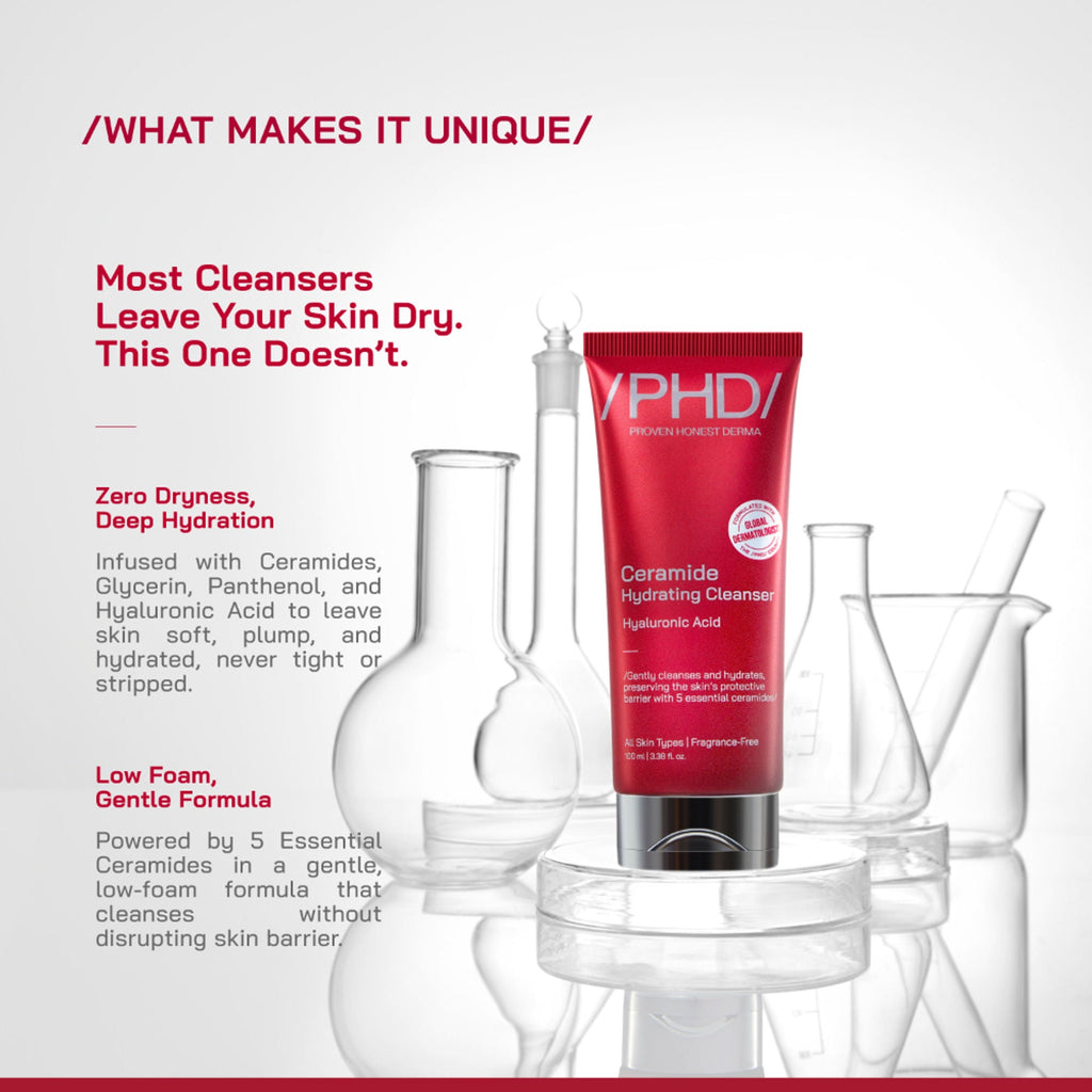 Proven Honest Derma (PHD) Ceramide Hydrating Cleanser | Grocsy