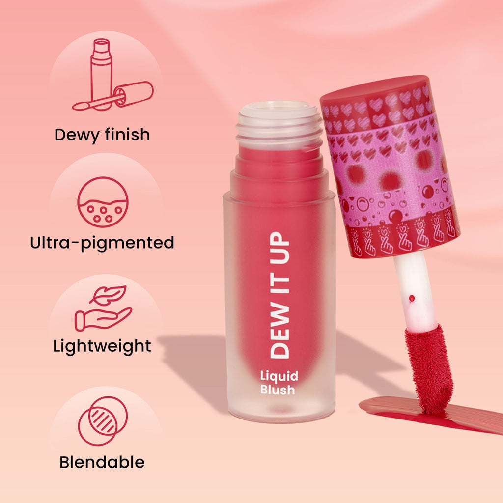 Swiss Beauty Dew It Up Liquid Blush - 1 Peach Fuzz | Grocsy