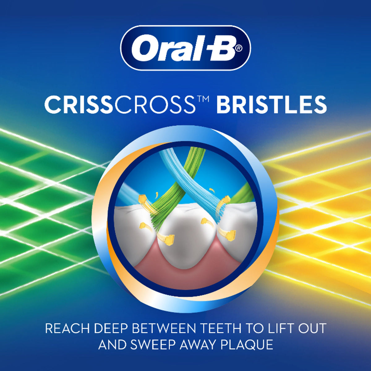 Oral-B Criss Cross Toothbrush Pack of 1 (Medium) | Grocsy