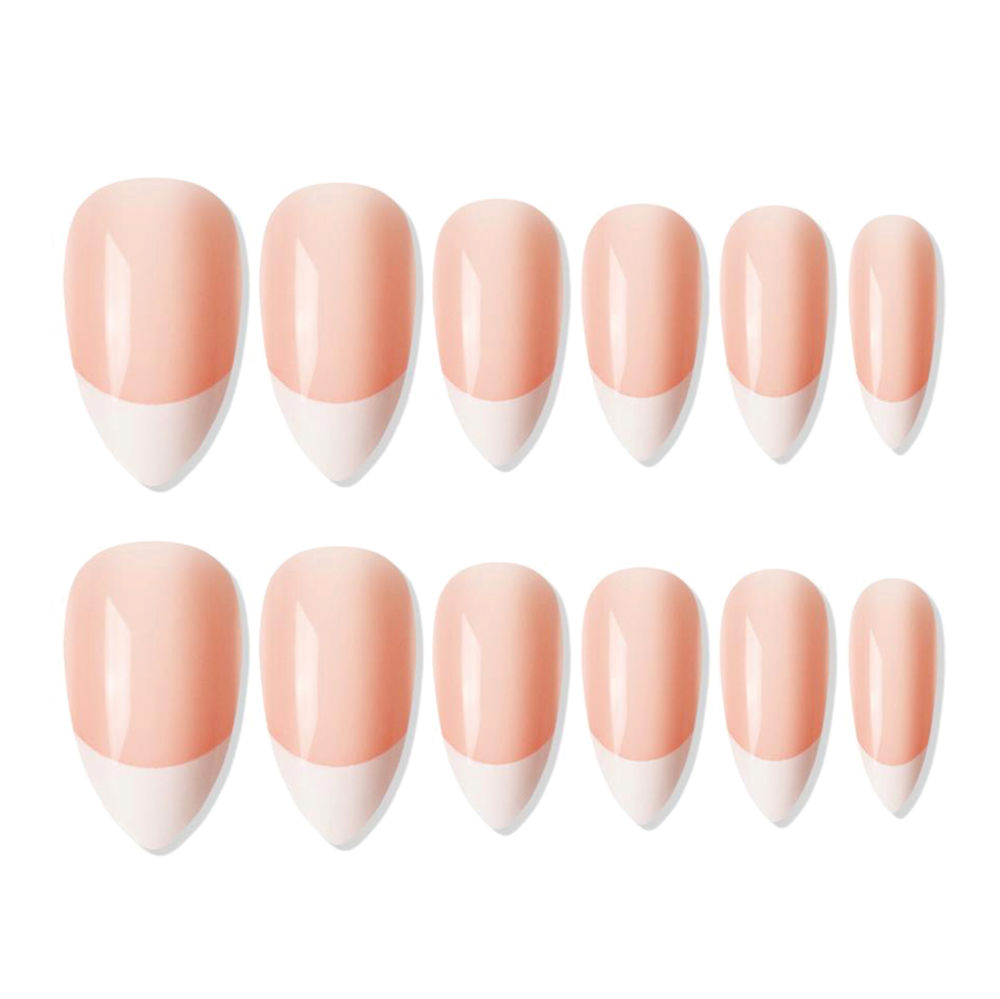 Shills Professional Reusable Press On Nails French Almond - SPN737 | Grocsy