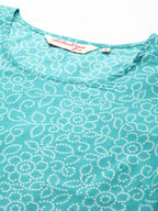 All About You Bandhani Printed Regular Kurta with Trousers | Grocsy